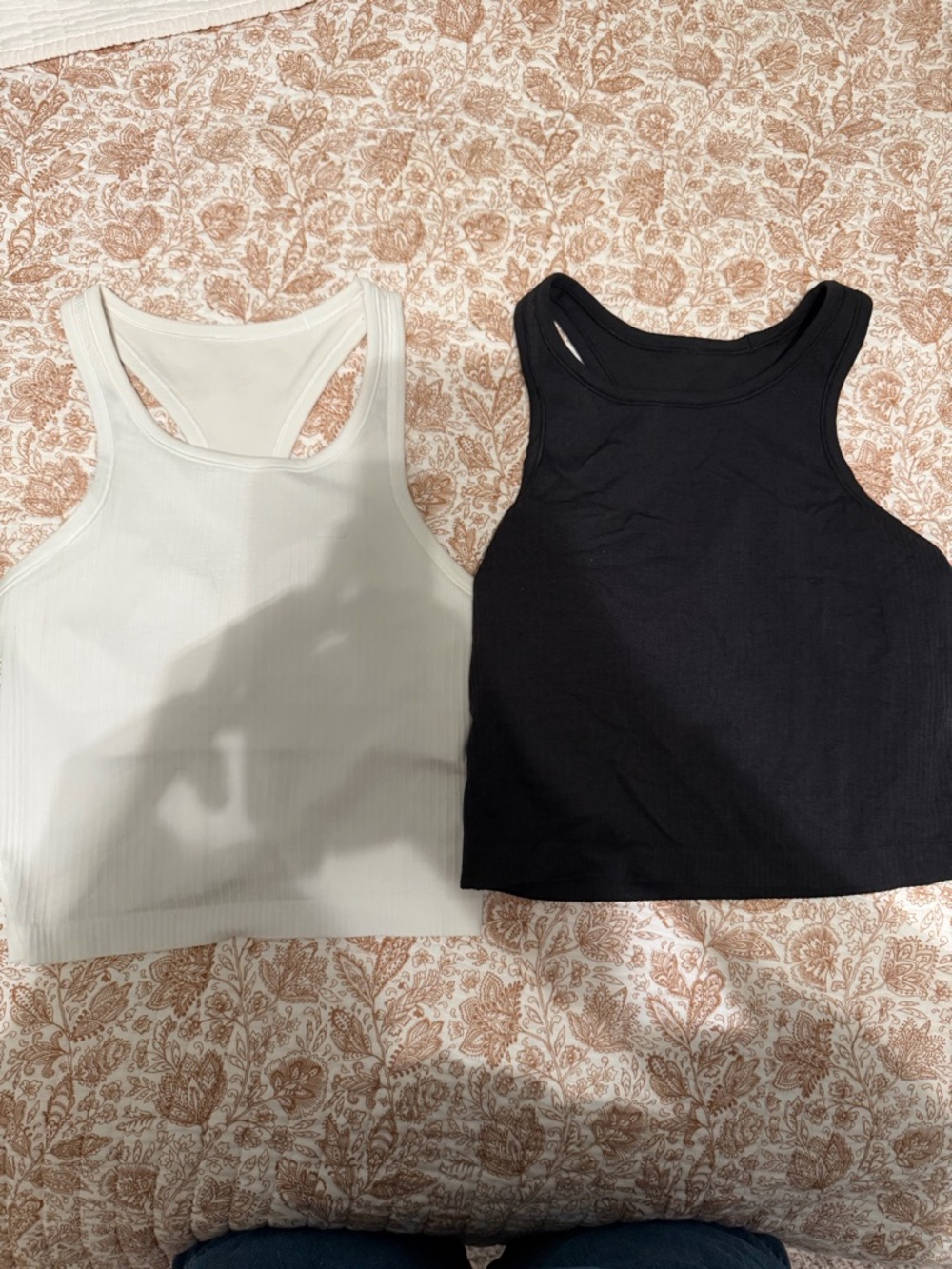 2 Lululemon Ebb to Street Waist Length Tops